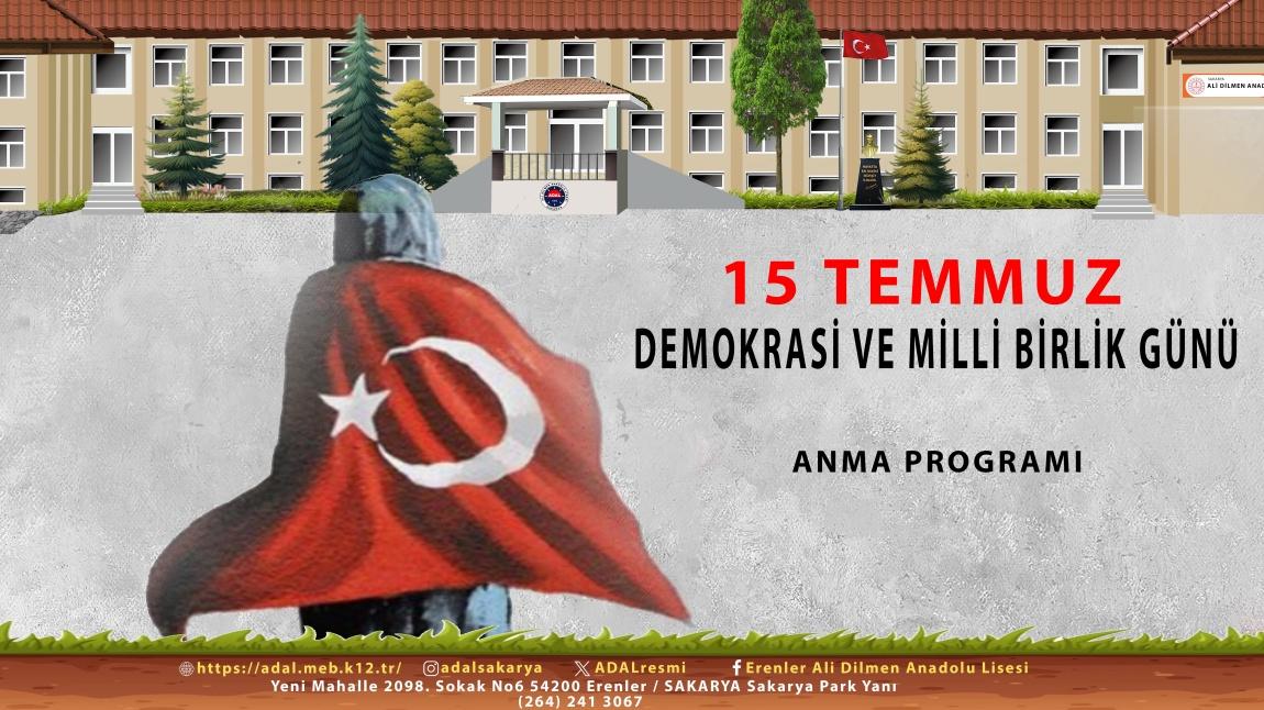 15 Temmuz Demokrasi  ve  Milli Birlik Günü